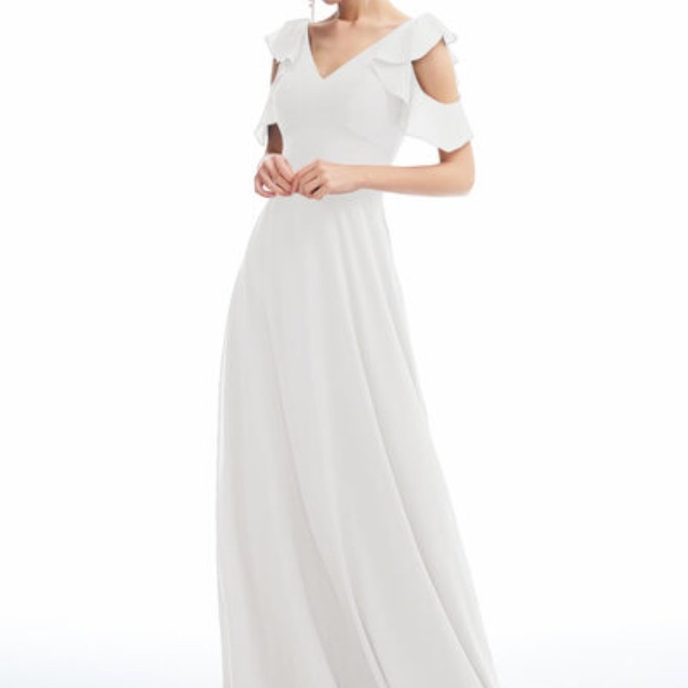 Ivory Chiffon Bridesmaid Dress